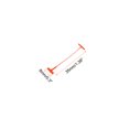 thumbnail image 2 of Uxcell 3000pcs Standard Tag Gun Fasteners 1.7x0.3 Inch Red Garment Tag Barbs Attachments, 2 of 7