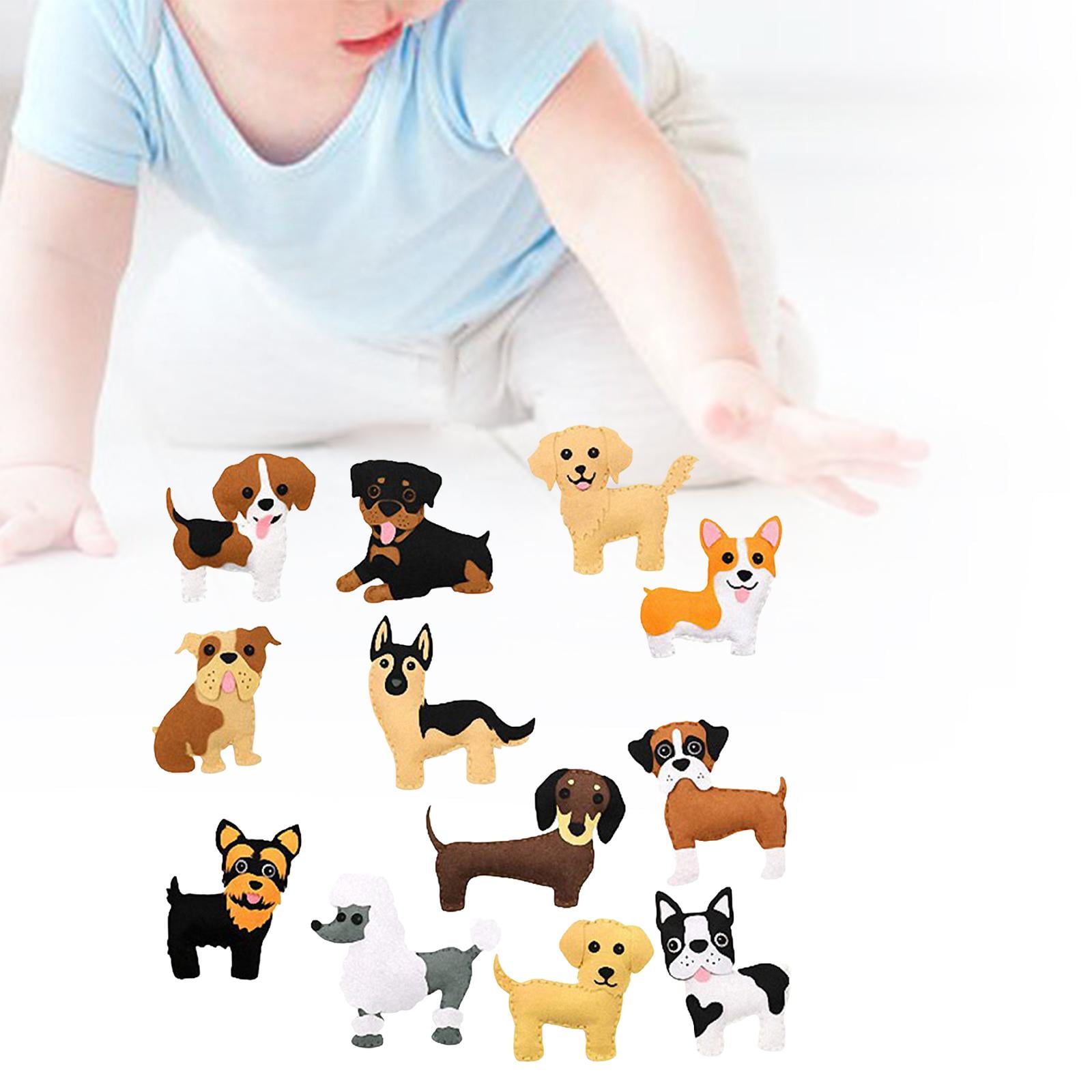 FVDPWYE Animals Sewing Kits DIY Crafts Stuffed Animal Art Craft Educational Toy Beginner Dog
