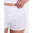 thumbnail image 4 of No Boundaries Sleepwear Ribbed Tank Top and Boxers Set from our Cloud Core Collection, 2 Piece, Women’s and Women’s Plus XXS-3X, 4 of 5