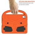 thumbnail image 4 of Dteck Kids Case for iPad 10th Generation 10.9 inch 2022, Lightweight EVA Handle Shockproof Rugged Case with Built-in Kickstand for New iPad 10th Gen 10.9", Orange, 4 of 8