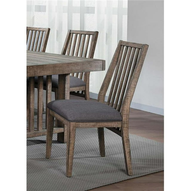 38 x 24,5 x 20,5 Po Chaise d'Appoint Codie - Brun Brun Brun Clair - Lot de 2