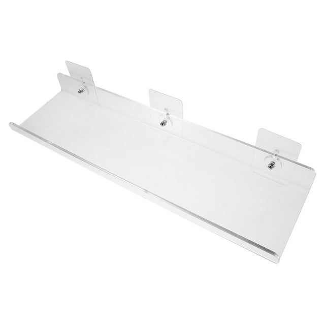 WRITWAA Floating Sleeves for Wall Bathroom Wall Shelf Acrylic 1Pcs Modern for Homeowners