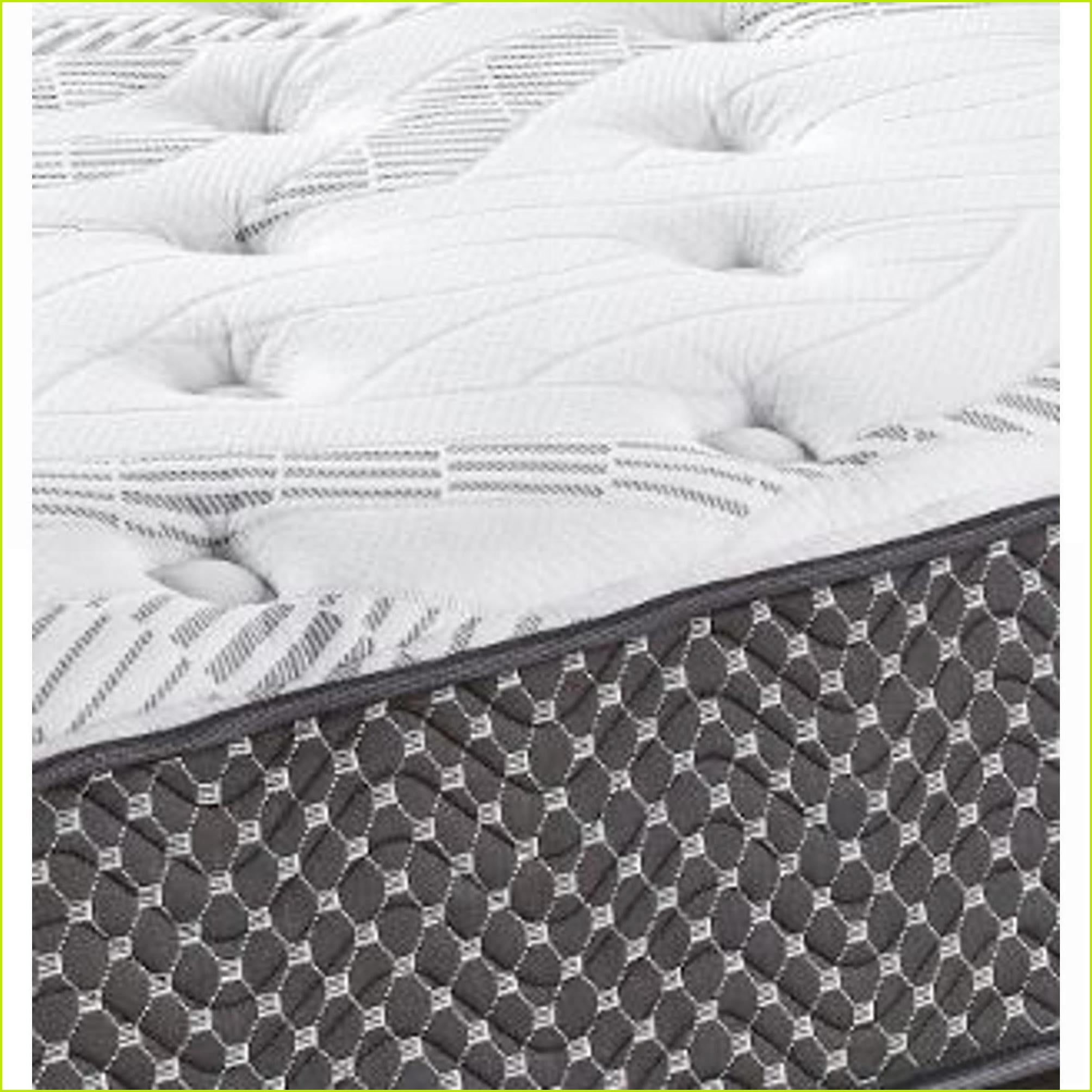 Mattresses, 10'' Medium Firm Hybrid Queen Mattress with Quilted Wicking Cover | Foam+Spring | Off-White