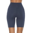thumbnail image 4 of Stelle Women’s 8” High Waisted Yoga Shorts with Two Side Pockets, 4 of 5