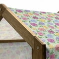 thumbnail image 5 of Dahlia Flower Pet House, Vibrant Victorian Renaissance Medieval Motifs Retro Ombre Insprired Floret, Outdoor & Indoor Portable Dog Kennel with Pillow and Cover, 5 Sizes, Multicolor, by Ambesonne, 5 of 5