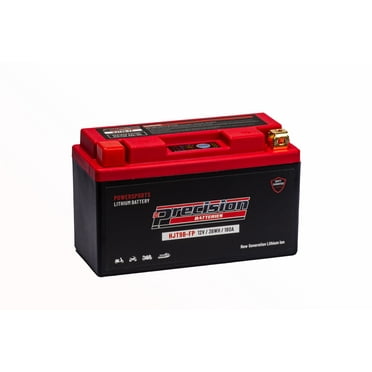 Precision HJT9B-FP Lithium-Ion Battery Replacement for Interstate CYT7B-BS, 12V