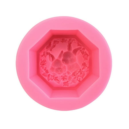 

HIABIO Easter Bunny Rabbit Silicone Mold Fondant Mousse Biscuit Mold DIY Cake Chocolate