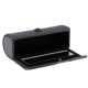 thumbnail image 4 of Estuche de cuero premium para lápiz labial, caja de almacenamiento para bolsillo de monedero con espejo oscuro Gris oscuro jinwen Estuche para barra de labios con espejo, 4 of 7