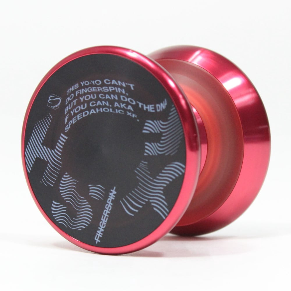 C3yoyodesign SHXF Speedaholic XF Yo-Yo - Aluminum and PC Body with PC Caps (Red)