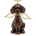 thumbnail image 1 of Statue Commémorative Chien Ange Fidèle - Hommage Intemporel pour Compagnon Canin Bien-Aimé, Hommage Commémoratif Éternel de Deuil, 1 of 5