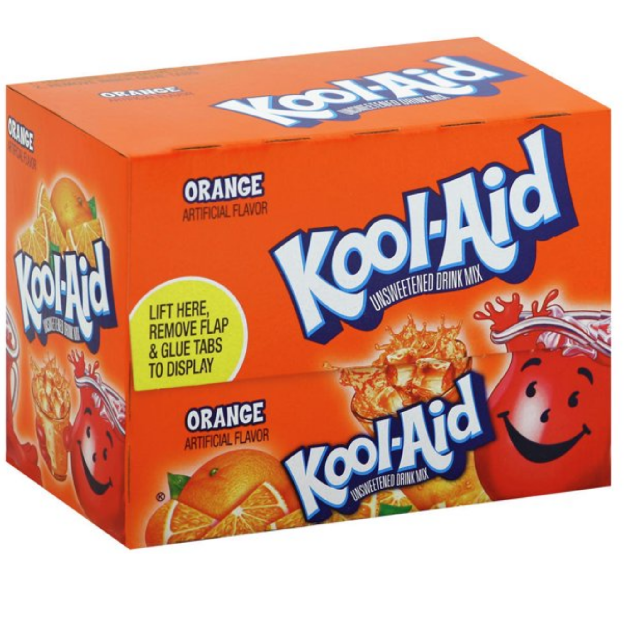 Kool Aid Variety Case FLAVORS CHERRY,GRAPE,ORANGE and STRAWBERRY Beverage, Unsweetened 0.13 Ounce Bulk Wholesale 4 Box Case 192 Packets
