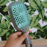 FHI Heat® UNbrush Detangling Brush, Pain-Free Brushing, All Wet or Dry Hair Types - Teal, 8in