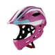 thumbnail image 5 of Casco de bicicleta para niños, integral, ajustable, con almohadilla desmontable. Rosa roja, 5 of 9