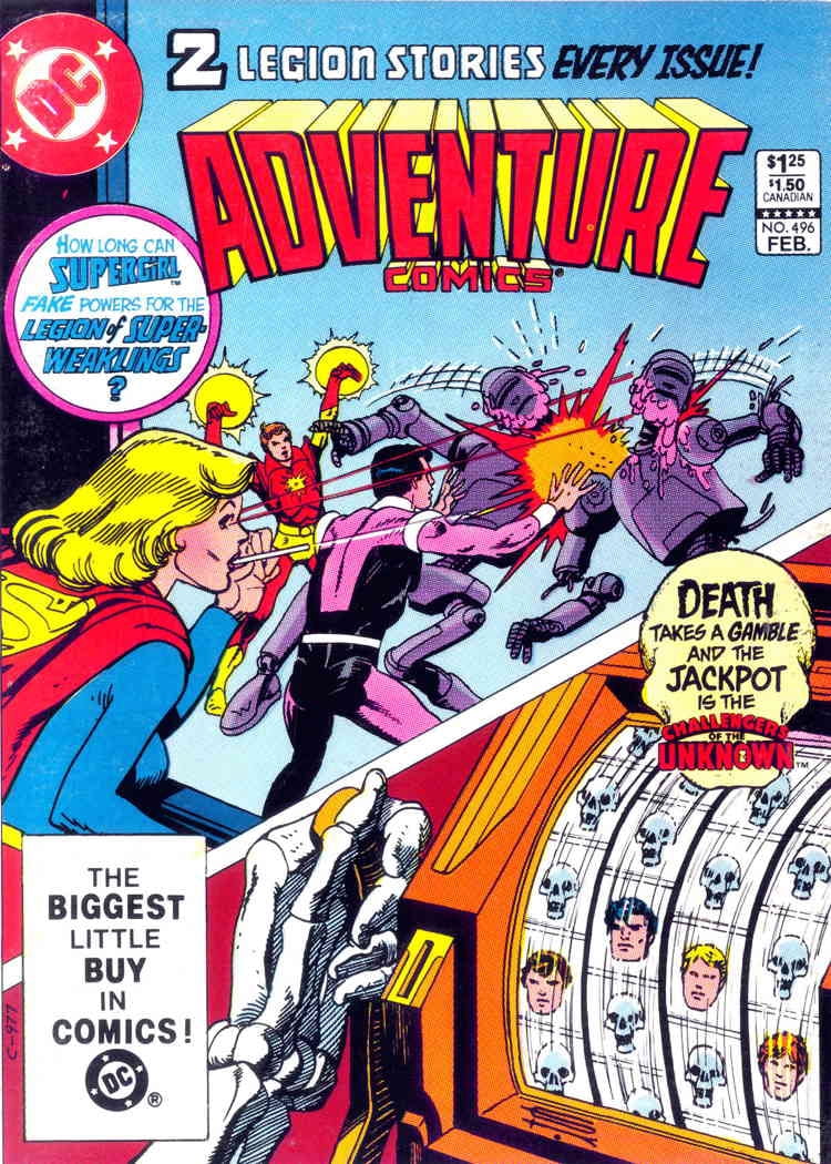 Cover of Adventure Comics #496