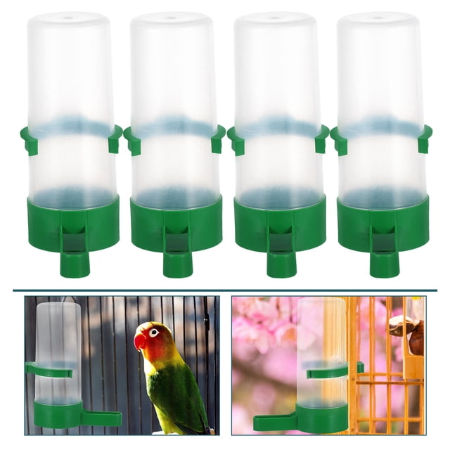 Raindrops 4Ud Bebedero Automático Para Pájaros En Jaula Color Para Loros Canarios Y Periquitos