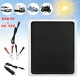thumbnail image 4 of Lohoms 22W Solar Panel Kit 12V Trickle Charger Battery Charger Maintainer Boat RV Car, 4 of 9
