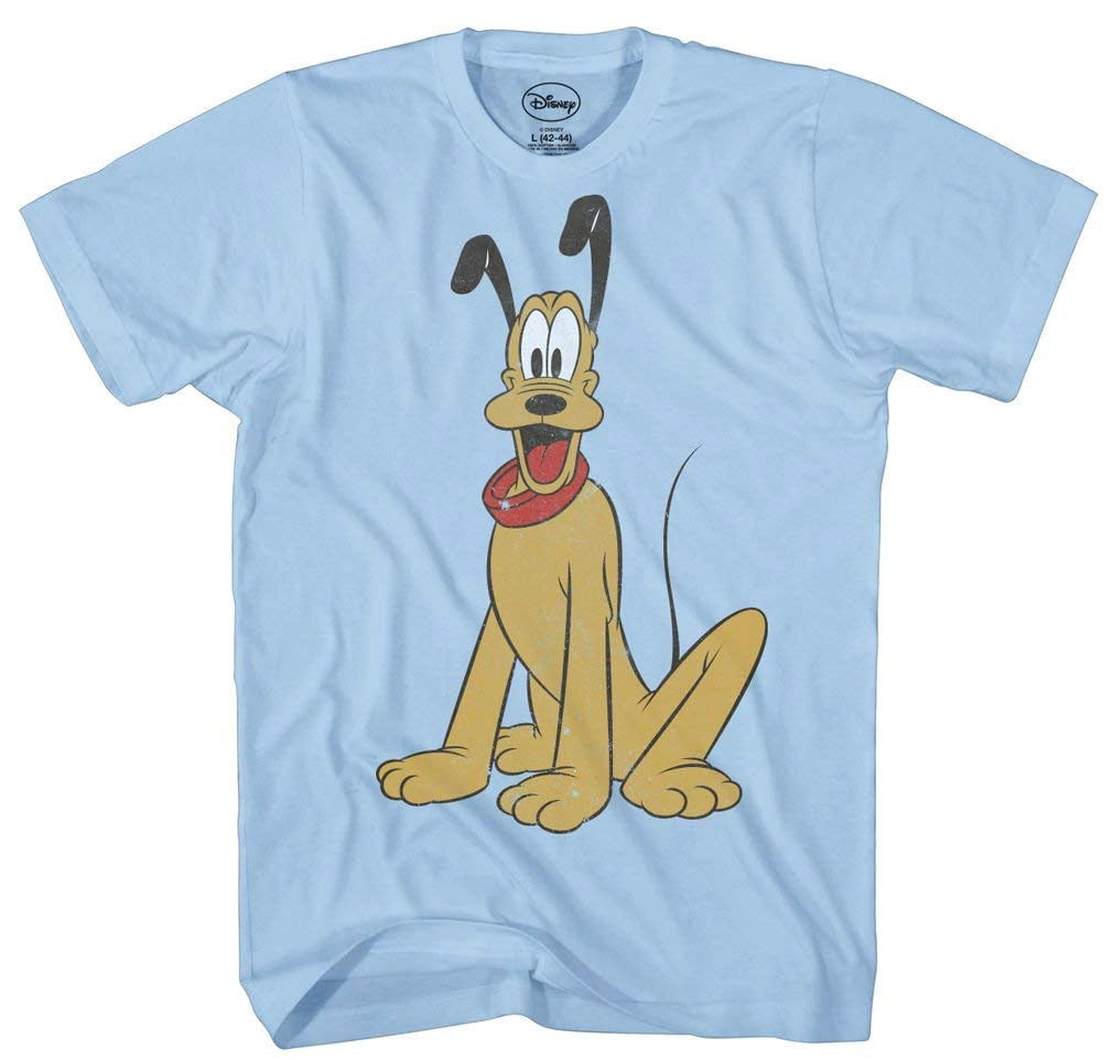 Disney Disney Pluto Men's Shirt Surprised Happy Mens
