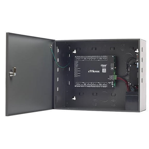 Linear ES-4MP eMerge Essential Plus E3 Series 4-Door Access Control Platform with Power Distribution in Metal Enclosure