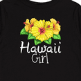 thumbnail image 4 of Inktastic Hawaii Girl Hibiscus Flowers Girls Long Sleeve Toddler T-Shirt, 4 of 5