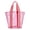 Pink, variant on Women's Clear Beach Tote, Multicolor