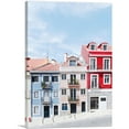 thumbnail image 1 of ARTCANVAS Colorful Townhouses on a Hill Lisboa Portugal Canvas Art Print - Size: 18" x 12" (0.75" Deep), 1 of 9