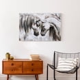 thumbnail image 4 of Creative Products Nuzzling Horses 30 x 20 Canvas Wall Art, 4 of 5