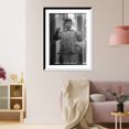 thumbnail image 3 of Historic Framed Print, Rat catcher holding string of rats killed by ferrets, 17-7/8" x 21-7/8", 3 of 9
