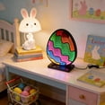 thumbnail image 1 of ddioayh LED Night Light Plug and Play Acrylic Easter Egg Sign with 70 Inches Data Cable for Bedroom Decor Warm Soft Lighting, 1 of 7