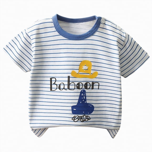 gdxvjhbj Toddler T Shirt T-Shirt for Boys Girls Teenager, Fashion Funny Printed Cartoon Youth Short Sleeve Summer Casual Hip Hop Street Tops Tees 2T 3T (Blue,2-3 Years)