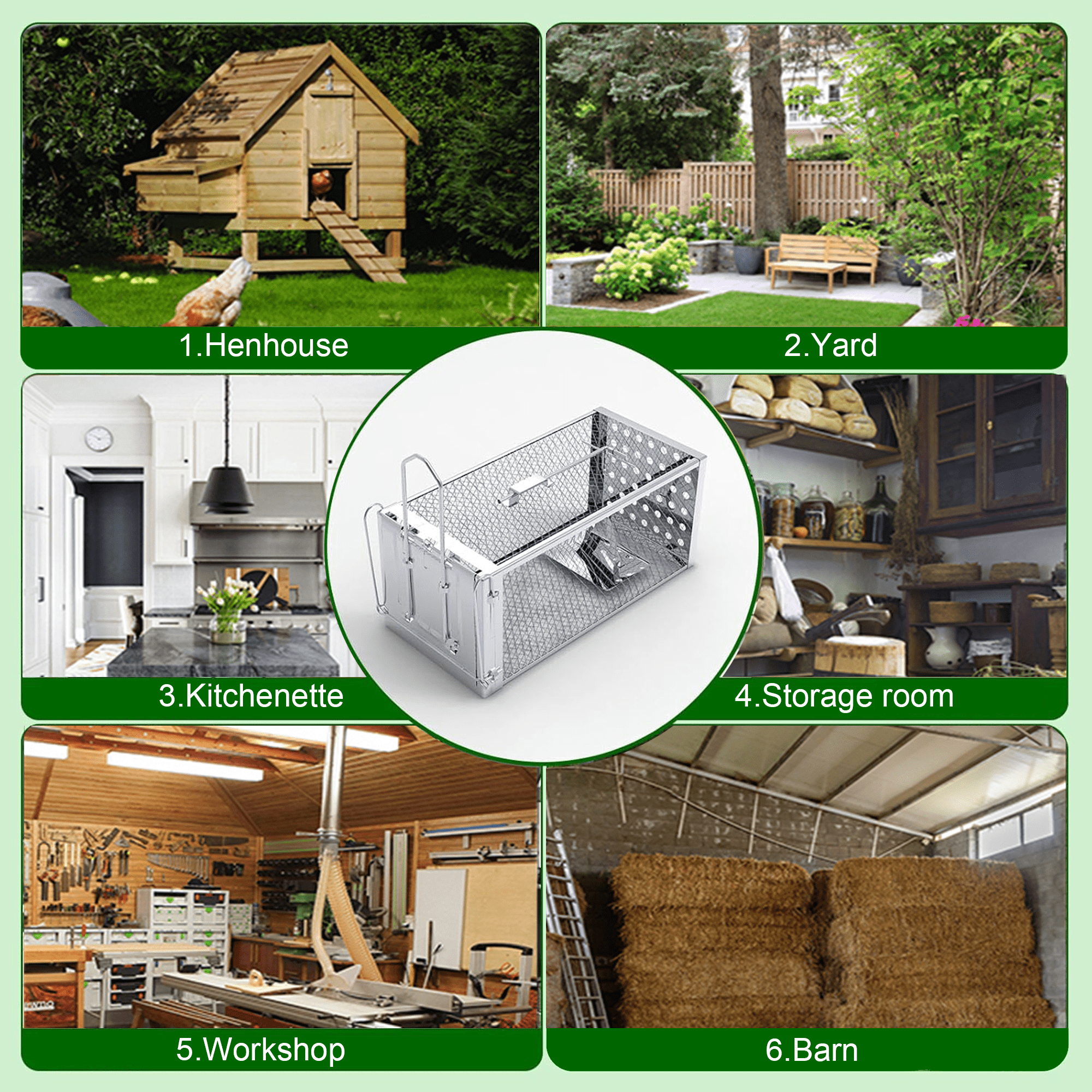 Reusable traps, walkways, suitable for home interiors