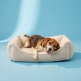 thumbnail image 2 of Vibrant Life Medium Luxe Cuddler Pet Bed, Cream, 27" x 21", 2 of 10