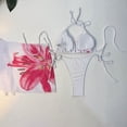 thumbnail image 7 of Women Bathing Suits Womens Bikini Stylish Floral Print Tankini Swimsuit Bikini With Design for Beach, 7 of 7
