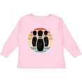 thumbnail image 3 of Inktastic Bowling Sunset for Bowler Silhouette Bowling Pins Boys or Girls Long Sleeve Toddler T-Shirt, 3 of 5