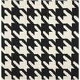 thumbnail image 4 of SAFAVIEH Dhurries Abigail Geometric Area Rug, Black/Ivory, 3' x 5', 4 of 10
