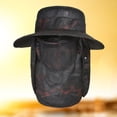 thumbnail image 4 of Sombreros De Protección Solar Sombrero de poliéster anti-UV Sombrero de sol unisex ajustable para deportes al aire libre (rojo vino) Ehuebsd Para Estrenar, 4 of 8
