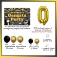thumbnail image 6 of Ohgeecraft 90s Birthday Party Decors Aint Nothing But A Gangsta Party Backdrop 90s Throwback Balloon Garland Funny Hip Hop Rock Birthday Party Decor Bright Gold Balloons for Back to 90s Retro Party, 6 of 6