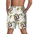 thumbnail image 4 of Goofa Snake And Moon Printed Men's Swim Trunks Board Shorts Quick Dry Mens Swimming Trunks with Compression Liner,Breathable Fit Hawaii Beach Shorts-Medium, 4 of 9