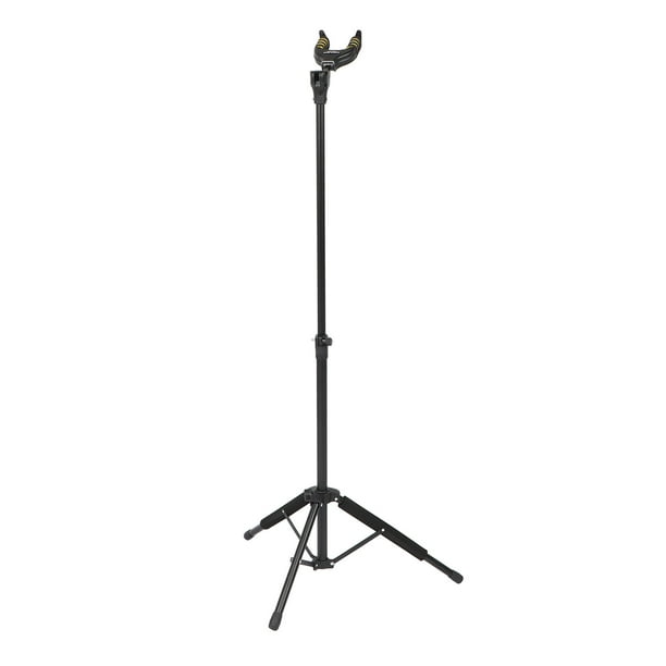 Trípode Para Guitarra, Esponja De Goma Plegable, Soporte De Guitarra Ajustable En Altura De Metal Engrosado Para Bajo