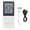 White, variant on Suodoka MP3 MP4 Player Bluetooth 5.0 Super Thin 1.8 Inch Color Screen HiFi Music Video Digital Audio Player 128GB Expandable Memory Portable Media Player Voice Recorder E-Book Support Black