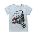 thumbnail image 2 of FEDPOP Toddler Boys Pajamas 100% Cotton Summer Pjs for Boy Train Sleepwear Short Sets Size 4t, 2 of 9