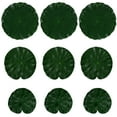 thumbnail image 4 of HOMEMAXS  9 PCS Fish Pond Decoration Pad Fountain Live Lily Pads for Ponds Green, 4 of 8