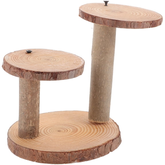 FENGGUIQU 1Pc Wood Plant Stand Versatile Flower Pot Holder Suitable for Home and Balcony Decoration