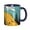 NavyBlue, variant on Moon Lake Alone Coffee Mug Fun Custom Ceramic Mugs 11oz Black