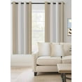 thumbnail image 2 of Fsddascl Beige White Ombre Blackout Curtains for Bedroom/Living Room, Thermal Insulated Kitchen Curtains, Country Minimalist Abstract Gradient Grommet Darkening Window Treatment Drapes 42"x54"x2, 2 of 8