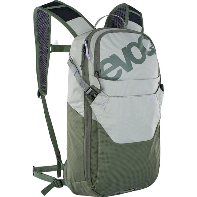 EVOC , Ride 8, Sac d'Hydratation, Volume : 8L, Vessie : Inclus (2L), Pierre - Olive Foncé