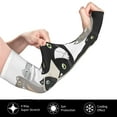 thumbnail image 3 of Fotbe Colors Cats UV Sun Protection Arm Sleeves - Tattoo Cover Up - Basketball Arm Sleeve UPF 50 Cooling for Men Women, 3 of 8