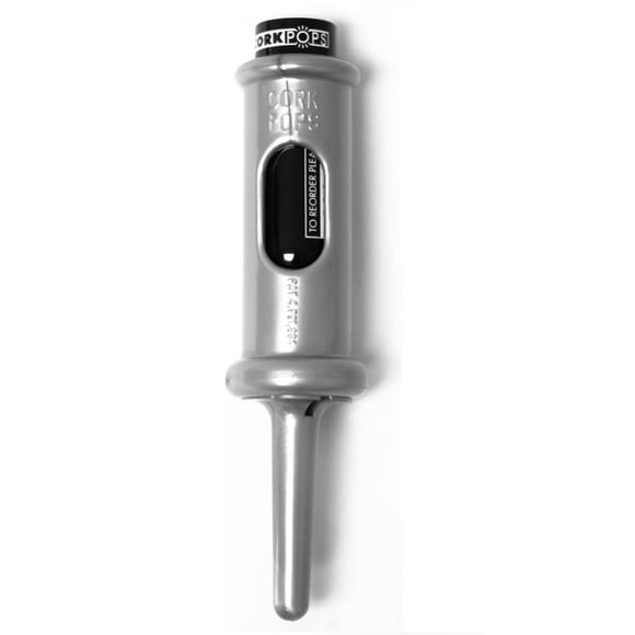 Abrebotellas Cork Pops Original Premium Plata