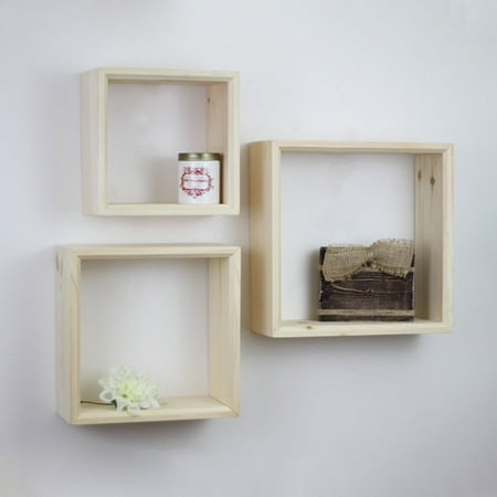 Crates Pallet Shadow Box Shelf Set Of 3 Com