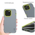 thumbnail image 3 of CoverON For Apple iPhone 15 Pro Case, Military Grade Heavy Duty Full Body Rugged Phone Cover, Gray, 3 of 7