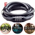 thumbnail image 3 of 2021 NEW Bicycle Lock Code Key Locks Bike Cycling Password Combination Security Steel Wire Locks Bicycle Accessories 1 PACK, 3 of 8